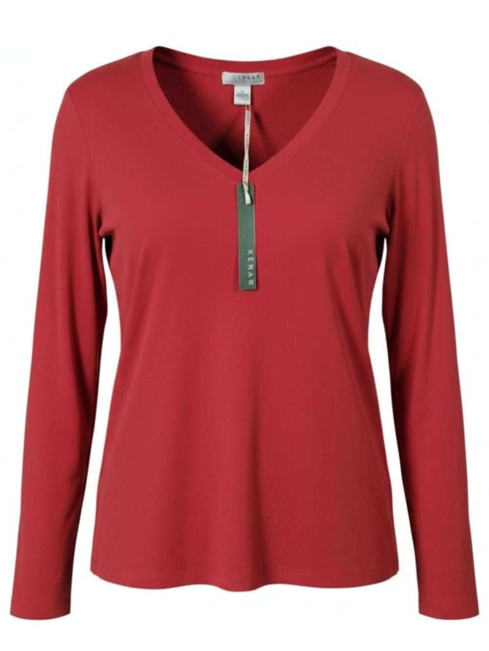 Kenar Long Sleeve V-Neck T-Shirt Women's Size XL New NWT